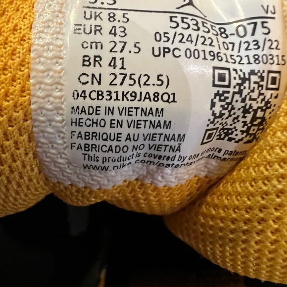 Nike Jordan low Dark Concord Men’s 9.5 Lakers Purple sneaker - Picture 9 of 10